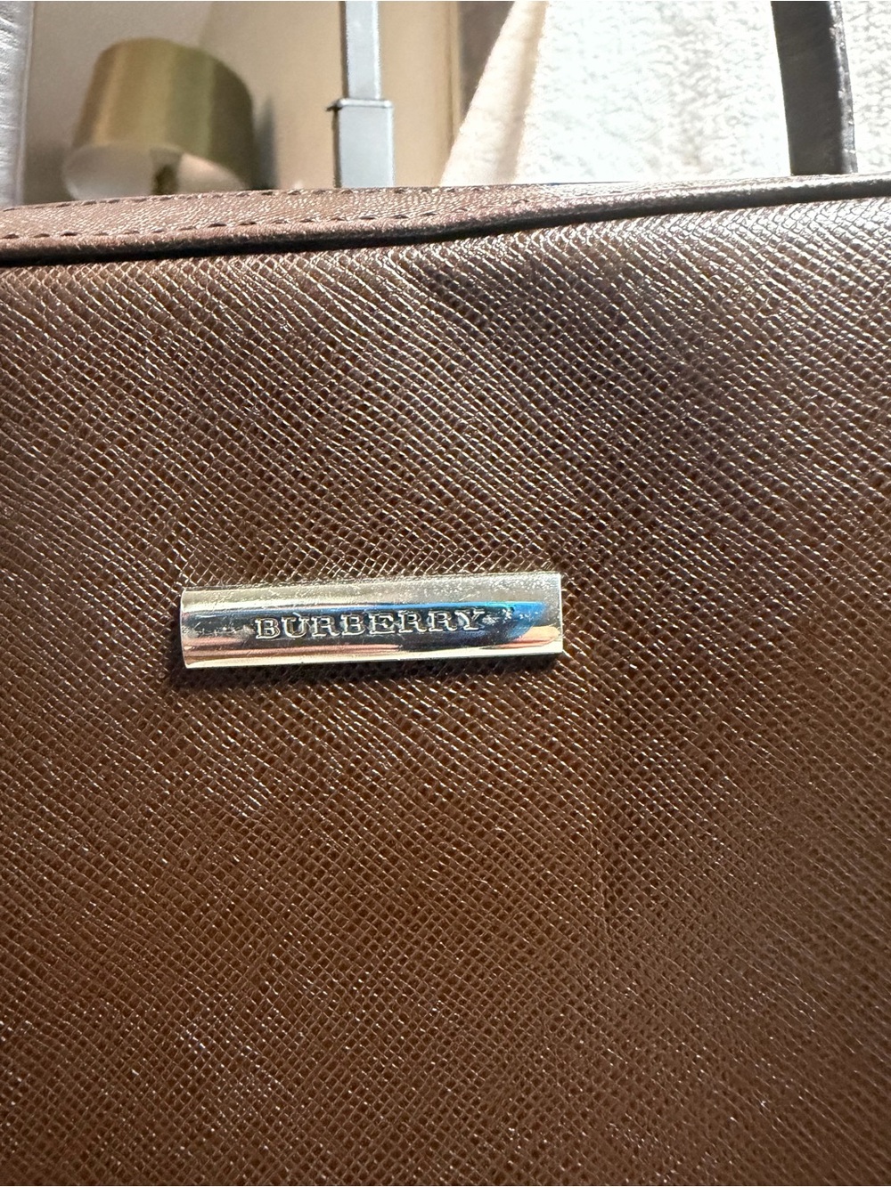 Burberry Structured Satchel Handbag - Picture 2 of 9
